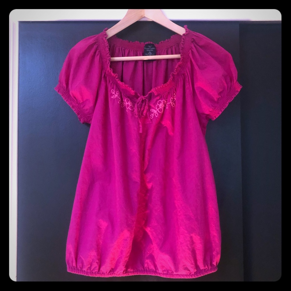 Cute, cap sleeve top